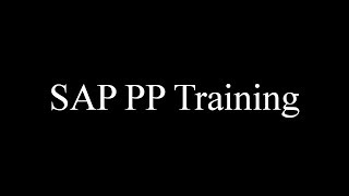 SAP PP Training  Introduction to ERP and SAP PP Video 1  SAP PP Production Planning [upl. by Ahseyi]