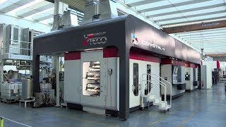 FLEXOGRAPHIC MACHINE  CRYSTAL  UTECO Flexo with high added value [upl. by Aerdnac833]