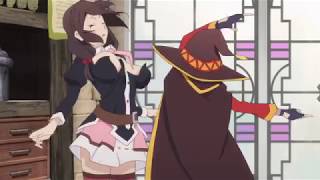 Megumin slaps Yunyuns oppais ♥ KONOSUBA ♥ S1E11OVA1 dub [upl. by Izaak]