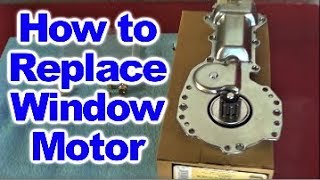 How to replace a Window Lift Motor on 4th Generation Pontiac Firebird [upl. by Aleek]