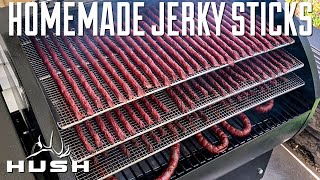 HOW TO MAKE VENISON SNACK STICKS  DEER JERKY RECIPE [upl. by Vinnie353]