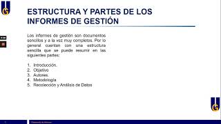 Elaboración de Informes de Gestión [upl. by Nrojb]