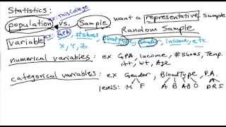 Elementary Statistics Review 1  Basic Concepts [upl. by Kcirrej]