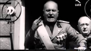 Discorso del Duce Benito Mussolini a Ancona 3 novembre 1932 [upl. by Ennyletak]