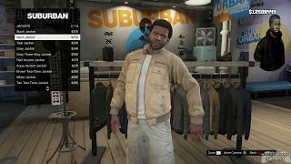 GTA 5  All Clothing Stores with Franklin [upl. by Bound]