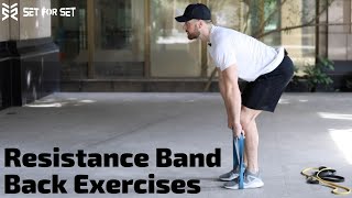 8 Resistance Band Back Exercises [upl. by Begga]