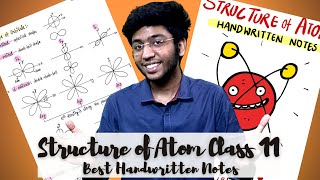 Structure of Atom Notes for Class 11 [upl. by Janaye]