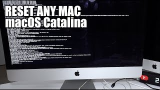 How to Erase amp Reset any Mac to Factory Settings ║ macOS Catalina [upl. by Marlane]