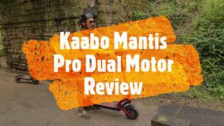 Kaabo Mantis 10  Kaabo Mantis Pro Dual Motor Review [upl. by Annauqal]