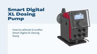 How to calibrate Grundfos Smart Digital XL Dosing Pump [upl. by Lledra]