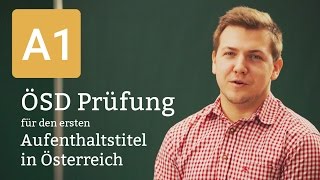 ÖSD A1 Prüfung Deutsch für den ersten Aufenthaltstitel in Österreich [upl. by Aimahs]