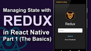 Using Redux in React Native  Part 1 The Basics [upl. by Ary]