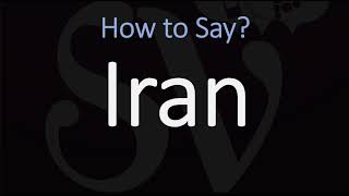 How to Pronounce Iran CORRECTLY [upl. by Anavahs]