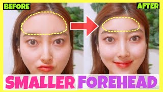 Make Your Forehead Smaller With This Exercise Get Narrow Forehead Naturally [upl. by Ephram]