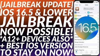 NEWS iOS 165 amp Lower Jailbreak Update  All amp A12 Devices  Best iOS version to stay on amp more [upl. by Joanie]