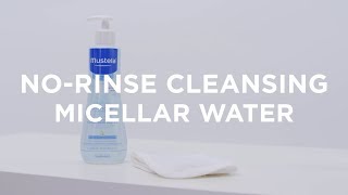 Mom Hacks How to Apply Norinse Cleansing Micellar Water for Babies with Normal Skin  Mustela [upl. by Etteuqram175]