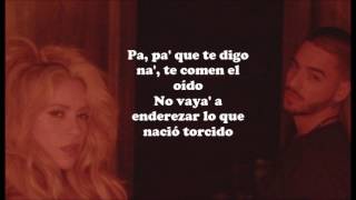 Shakira feat Maluma  Chantaje Lyrics [upl. by Hallsy]