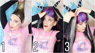 How To Put On A Cosplay Wig Correctly In 3 Steps [upl. by Iv679]