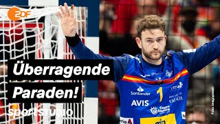 Spanien – Dänemark Highlights  Halbfinale HandballEM 2022  sportstudio [upl. by Bhayani691]