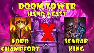 Lord Champfort SOLO Hard Scarab King  HARD Doom Tower v1  Raid Shadow Legends [upl. by Eanel]