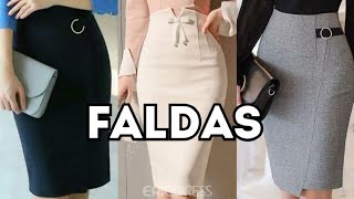 FALDAS DE MODA 2025  LOOKS CON FALDAS [upl. by Gussy348]