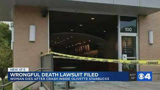 Family of woman killed when car smashed into Starbucks files wrongful death lawsuit [upl. by Nehgam]