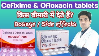 Mahacef plus tablet used for  Mahacef plus 200 tablet used for  Cefixime amp ofloxacin tablets [upl. by Jariah]