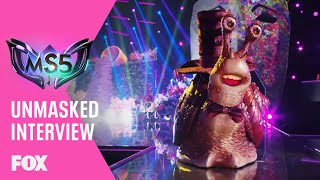 The Snails Unmasked Interview  Season 5 Ep 1  THE MASKED SINGER [upl. by Bucella360]