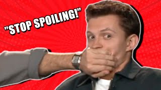 tom holland spoiling stuff for 4 minutes straight [upl. by Kam]