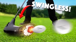 The SWINGLESS Golf Club 200 yards EASY [upl. by Atteoj]