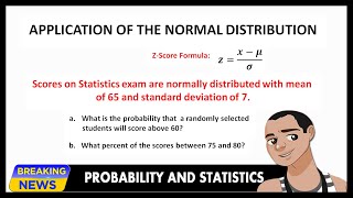 APPLICATION OF NORMAL DISTRIBUTION [upl. by Roehm689]