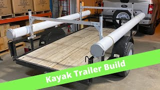 Kayak Trailer Build and 2500 Subscriber Giveaway [upl. by Annice]