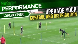 Goalkeeper training drills  Improve ball control and distribution  Swansea City Academy [upl. by Lamrert938]