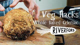 Whole Baked Celeriac  The Perfect Meal  VEG HACKS [upl. by Doughman]