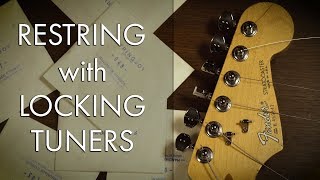 How To Properly ReString Your Locking Tuners  Tone Lab [upl. by Dodi630]