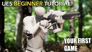 How to Make a Game in Unreal Engine 5  UE5 EA Beginner Tutorial [upl. by Mat]