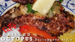 Grilled Octopus Recipe  Portuguese style grilled octopus [upl. by Roanna827]