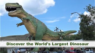 Discover the Worlds Largest Dinosaur  Drumheller Alberta Canada [upl. by Anilok]