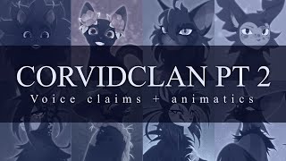 Corvidclan OC voice claims  part 2 [upl. by Newo]