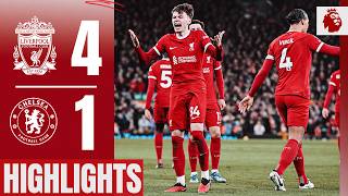 Brilliant Reds Score Four Liverpool 41 Chelsea  HIGHLIGHTS [upl. by Merideth674]