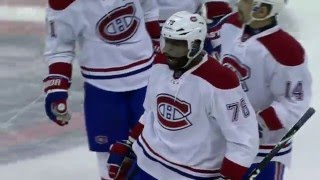 Gotta See It Subban scores from centre ice then gets put in the box [upl. by Lissa921]