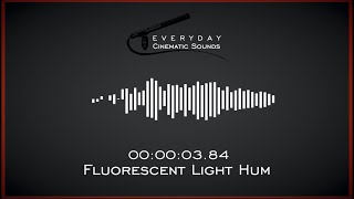 Fluorescent Light Hum  HQ Sound Effect [upl. by Adnarom]