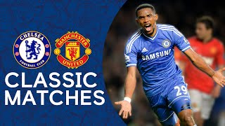 Chelsea 31 Man United  Samuel Etoo Scores Premier League HatTrick  Classic Highlights [upl. by Arie]