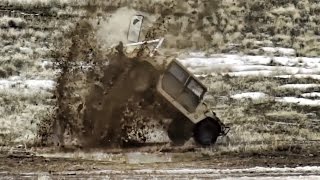 A10 Warthogs Target Practice On Humvees • Slow Mo Hits [upl. by Hakeber]