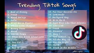 Tiktok Hits  Trending Tiktok Songs  WBM Lyrics [upl. by Sherurd]