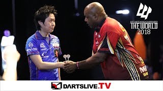 ã€Haruki Muramatsu VS Leonard Gatesã€‘THE WORLD 2018 GRAND FINAL QUARTER FINAL MATCH 4 [upl. by Goodwin]