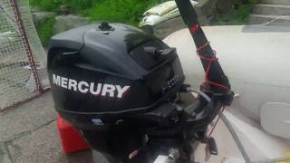 Mercury Outboard 20 HP Startup [upl. by Imled221]