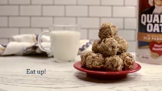 Quaker® Oatmeal NoBake Clusters No Oven Necessary  Quaker [upl. by Suoicerpal]