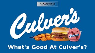 Culvers  Whats Good at Culvers [upl. by Araid]