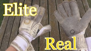 Goalkeeper Glove Review Elite Sport Real [upl. by Maryjo]